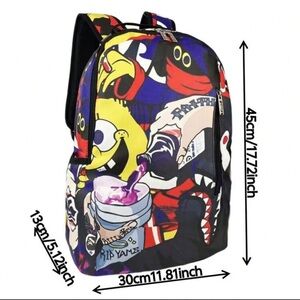 Colorful Graphic Men's Backpack